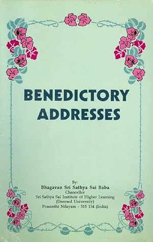 Benedictory Addresses