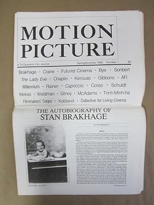 Motion Picture: A Tri-Quarterly Film Journal, Volume I, No. 1 (Spring/Summer 1986)