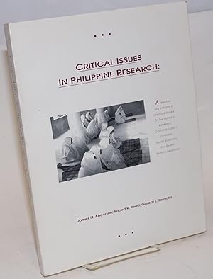 Critical issues in Philippine research: a selected and annotated literature review on the women's...