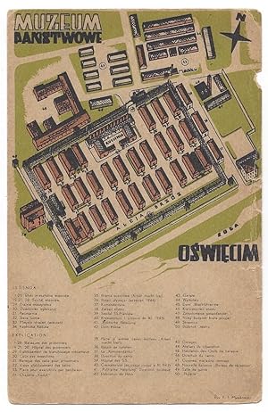 [Postcard] Early Postcard of the Auschwitz-Birkenau State Museum