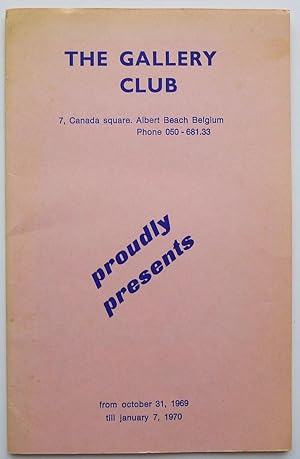 Roger van de Wouwer. Op-O-Mobiles. The Gallery Club, Abert Beach, Belgium, October 31, 1969 till ...