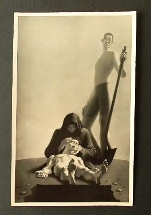 Photographie originale du tableau "La mise au tombeau" de Georges ROHNER. Photographie de Marc Vaux.