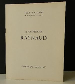 JEAN-PIERRE RAYNAUD. Décembre 65-Janvier 66. Catalogue de la première exposition personnelle de J...