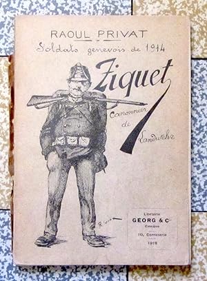 Ziquet, canonnier de Landwehr - Soldats genevois de 1914