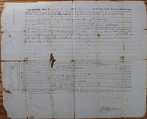 Indenture for the sale of land in the Township of Enniskillen, in the County of Kent from James M...