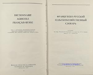 Dictionnaire agricole français-russe