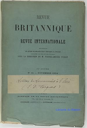 Revue Britannique Revue Internationale n°11