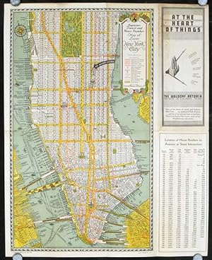 Hagstrom's Transit and House Number Map of Lower New York City. / At the Heart of Things The Wald...