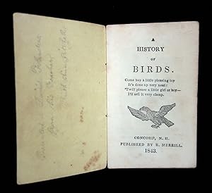 A History of Birds. For the Use of Children, yellow
