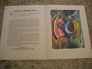 Jean Charlot: Picture Book. 32 Original Offset Lithographs In Full Color (Prospectus Only, With O...