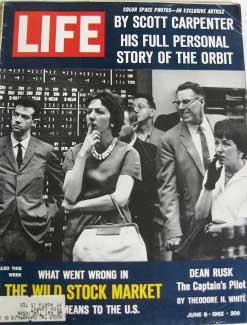 Life Magazine June 8, 1962 -- Cover: Stock Market