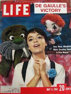 Life Magazine May 5, 1961 -- Cover: Anna Maria Alberghetti Makes Broadway Debut