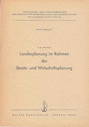 Landesplanung im Rahmen der Staats- und Wirtschaftsplanung : Griechenland als Beispiel / K. H. Pf...