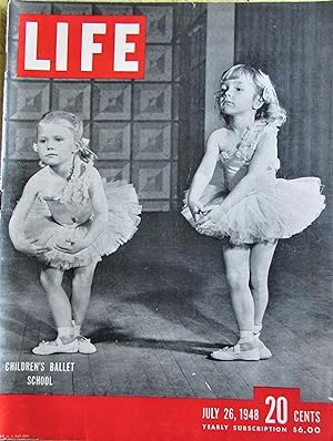 Life Magazine July 26, 1948 -- Cover: Children's Ballet School