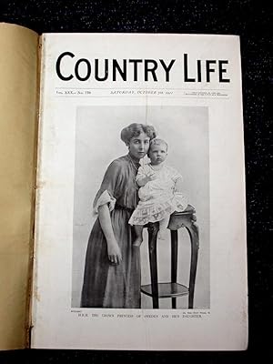 Country Life. No. 770, 7th October 1911. Crown Princess of Sweden, Dalkieth Palace, Elephant Kraa...