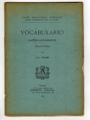 Vocabulario Castellan-Chocoe (Baudo-Citarae)