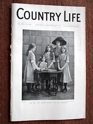 Country Life. No. 779, 9th December 1911. Mrs Rupert Beckett, Penshurst Place (pt 2), The Meynell...
