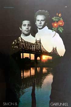 Simon & Garfunkel. (Poster with Bridge over untroubled water)