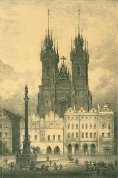Ansicht Der Hauptpfarrkirche Am Thein Zu Prag (View Of Thein Church in Prague).