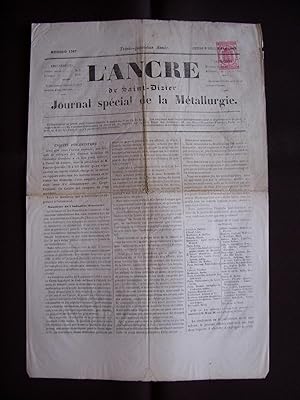 L'ancre de Saint-Dizier - Journal spécial de la métallurgie - N° 1767