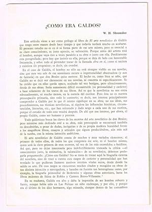 ¿Como Era Galdos? [original single article from Anales Galdosianos, Año VIII (1973), pp. 5-21]