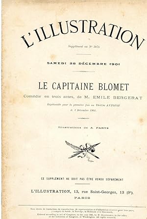 LE CAPITAINE BLOMET.Comédie en trois actes . Illustrations de A. Parys
