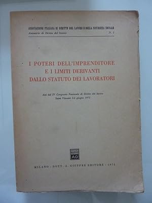 ASSOCIAZIONE ITALIANA DEL LAVORO E DELLA SICUREZZA SOCIALE Annuario di Diritto del lavoro N. 5 - ...