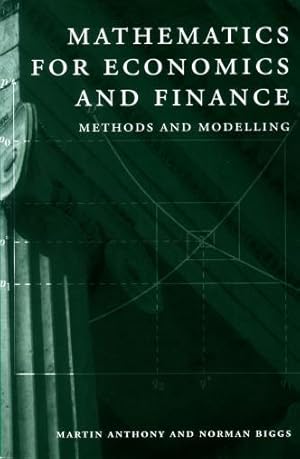 Mathematics for economics and finance. Methods and modelling.