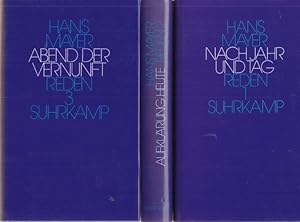 Nach Jahr und Tag. Reden 1945 - 1977; Aufklärung heute. Reden und Vorträge 1978 - 1984; Abend der...