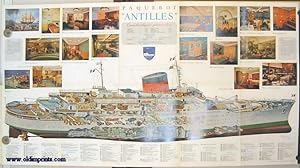 Paquebot "Antilles" Compagnie Generale Transatlantique.