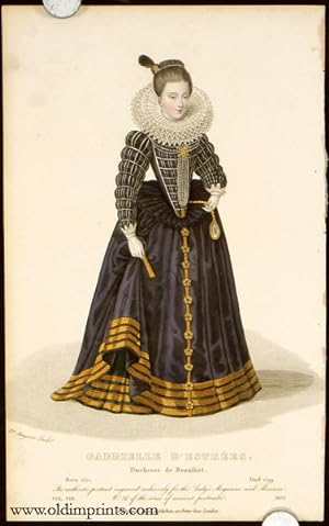 Gabrielle D'Estrees. Duchesse de Beaufort.