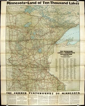 Minnesota's Ten Thousand Lakes. The Nation's Summer Playground.