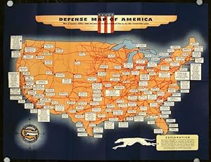 Defense Map of America.