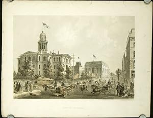 Court House Square. [ORIGINAL PRINT from "Chicago Illustrated"]