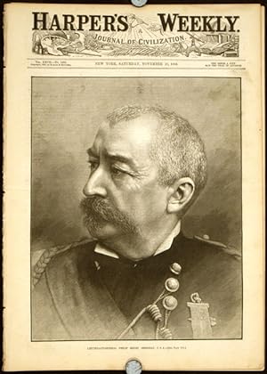Lieutenant-General Philip Henry Sheridan. In COMPLETE ISSUE of Harper's Weekly magazine, November...