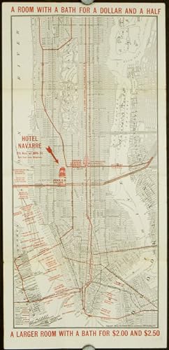 Map of New York. Places of Interest and General Information Concerning the City. Compliments of N...