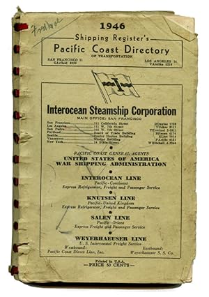 1946 Shipping Register's Pacific Coast Directory.