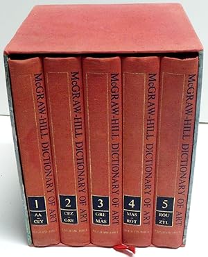 Dictionary of Art (5 Volumes, Near New)