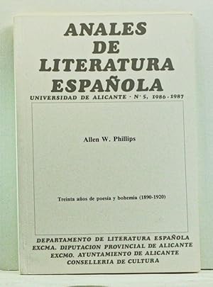 Treinta años de poesía y bohemia (1890-1920)