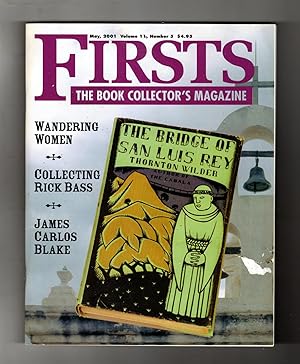 Firsts - The Book Collectors Magazine. May, 2001. Bridge of San Luis Rey (Thornton Wilder); James...
