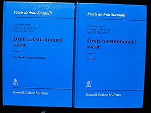 Droit constitutionnel suisse. Deux volumes.