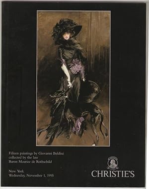 Fifteen paintings by Giovanni Boldini collected by the late Baron Maurice de Rothschild.