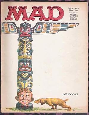 Mad Magazine No 74 October 1962