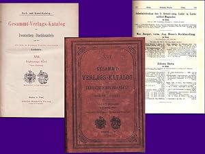 Verlagskatalog des Deutschen Buchhandels 1894 (A-W)