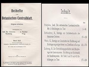 Beihefte zum Botanischen Centralblatt (Band XLII. 1925/26 Zweite Abteilung Heft 1 - Heft 3) - Sys...