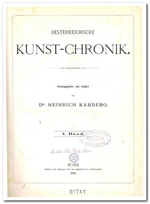 Oesterreichische Kunst-Chronik (1878 - 1880) -vollständig -