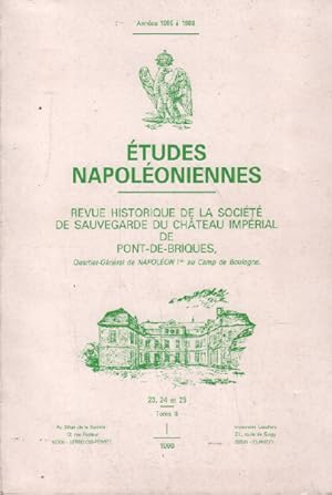 Etudes napoleoniennes n° 23-24-25 / bulletin historique de la societe de sauvegarde du chateau im...