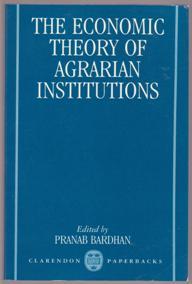The Economic Theory of Agrarian Institutions