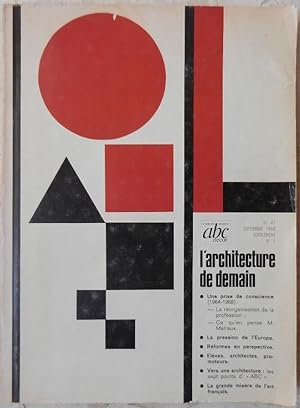 L'architecture de demain. - Abc décor, N° 47 septembre 1968, supplément n°1.