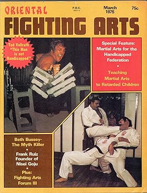 Vintage Issue of Oriental Fighting Arts for March 1975 , Handicapped Martial Arts